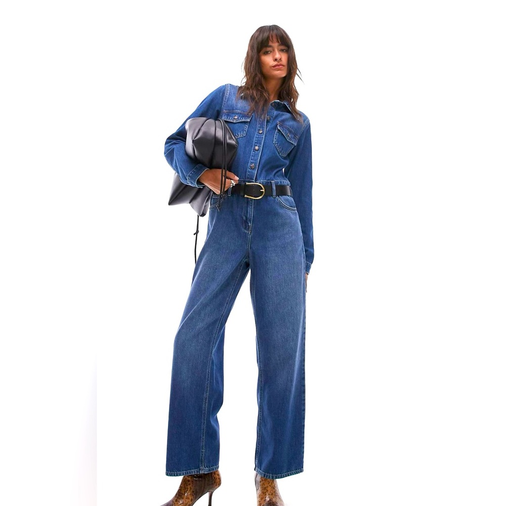 Topshop denim jump